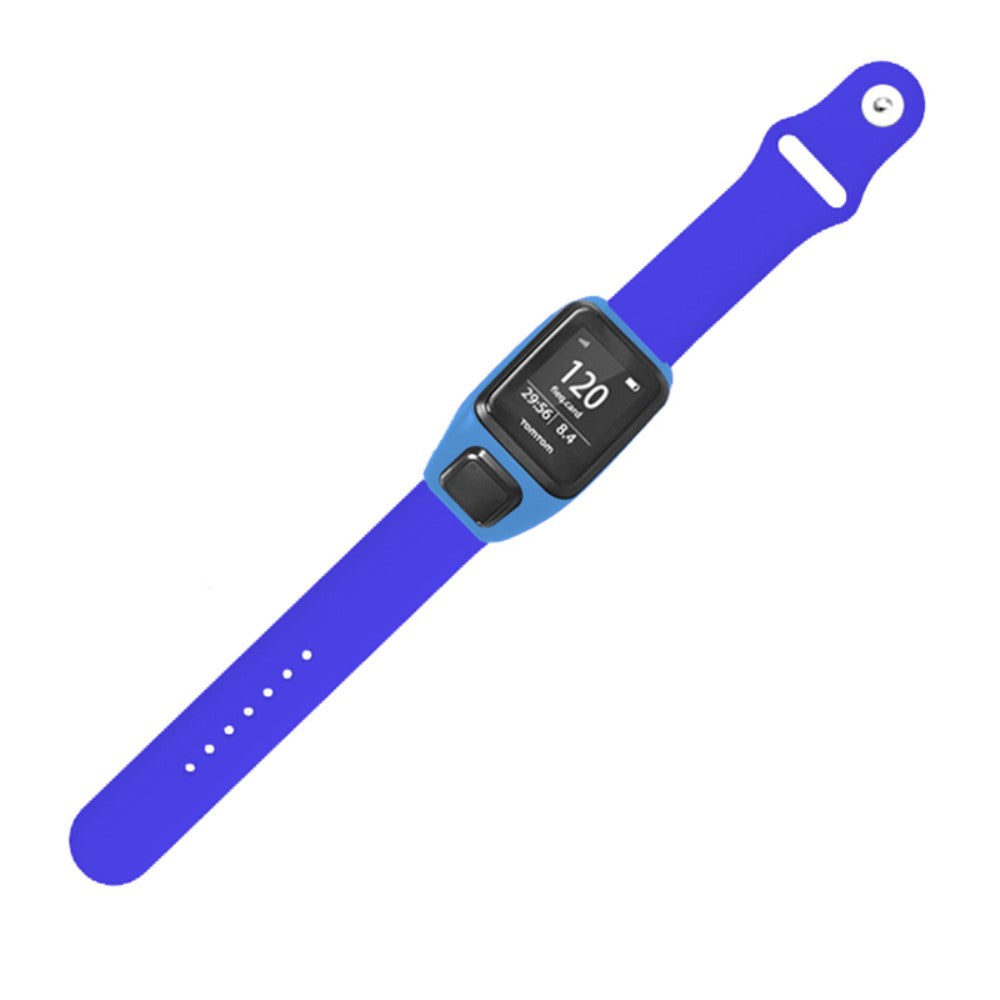 TomTom Runner 3 / Adventurer Sport Bands Silicone Watch Strap with Case - Sapphire#serie_1