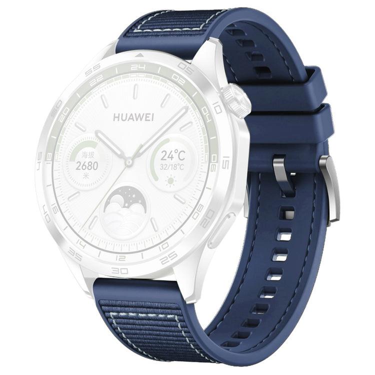 Rigtigt Holdbart Nylon Universal Rem passer til Smartwatch - Blå#serie_3