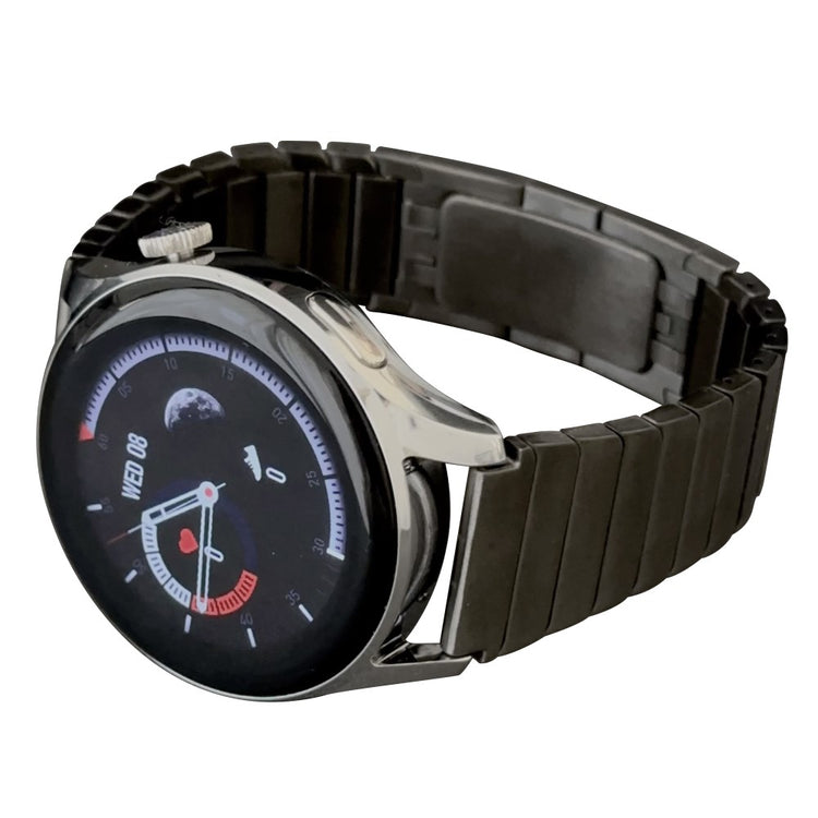 Smuk Metal Universal Rem passer til Smartwatch - Sølv#serie_3