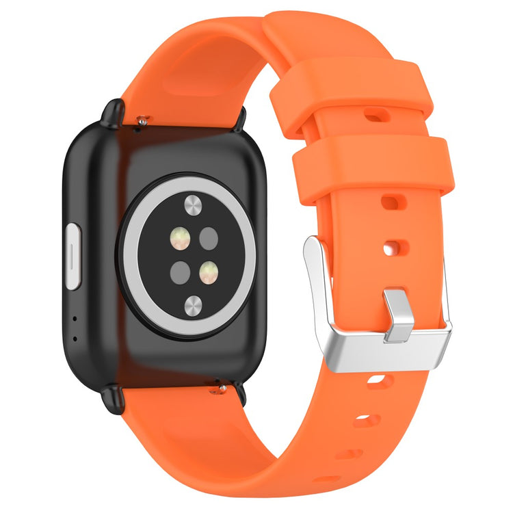 Mega Slidstærk Silikone Universal Rem passer til Smartwatch - Orange#serie_4