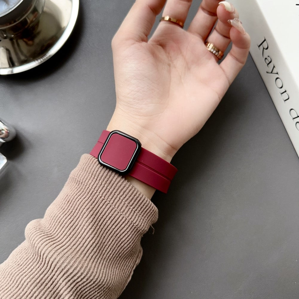 Super Cool Silikone Universal Rem passer til Smartwatch - Rød#serie_3