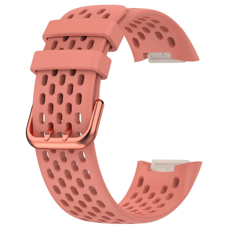 Silikone Universal Rem passer til Fitbit Charge 5 / Fitbit Charge 6 - Pink#serie_3