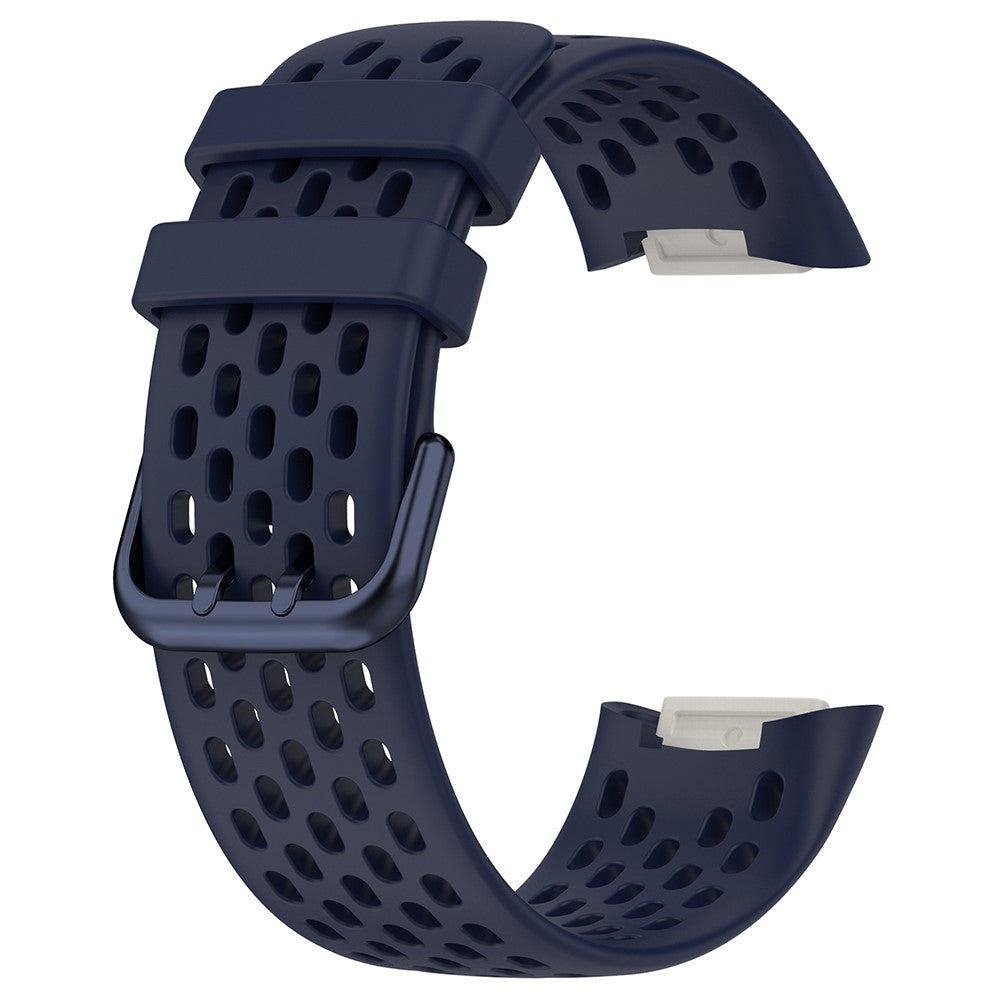 Silikone Universal Rem passer til Fitbit Charge 5 / Fitbit Charge 6 - Blå#serie_7