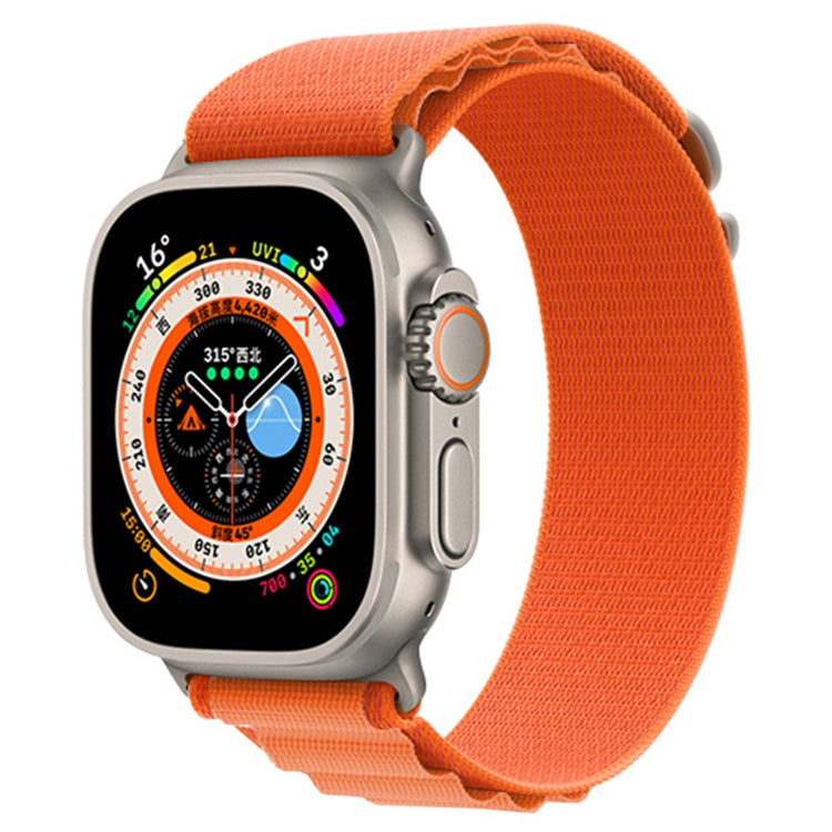 Vildt Fint Nylon Universal Rem passer til Apple Smartwatch - Orange#serie_5