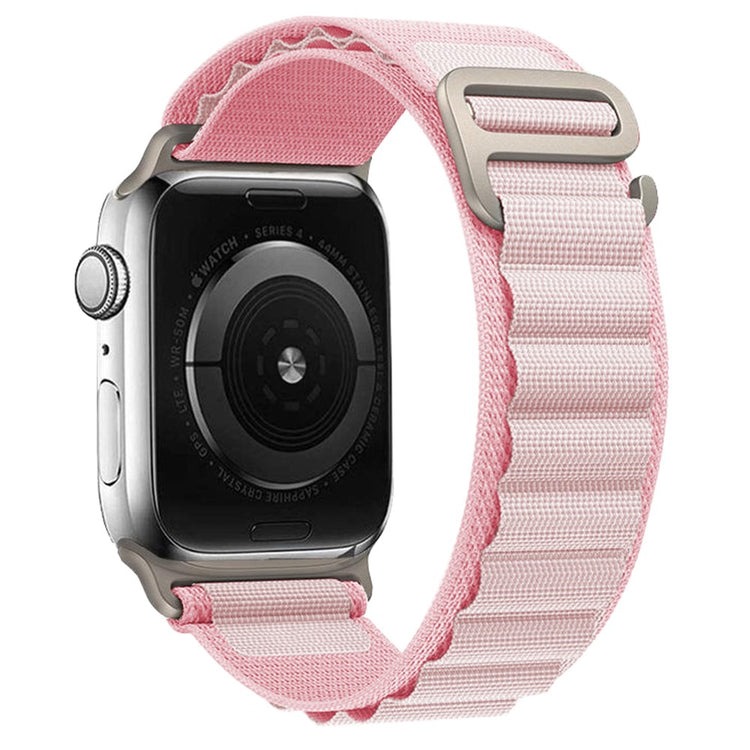 Vildt Fint Nylon Universal Rem passer til Apple Smartwatch - Pink#serie_6