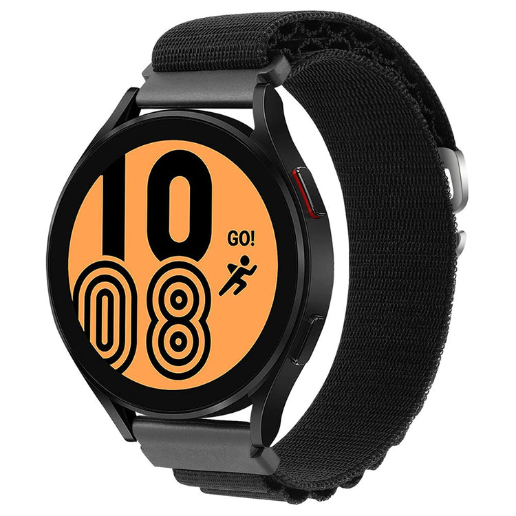 Alle Tiders Nylon Universal Rem passer til Smartwatch - Sort#serie_1