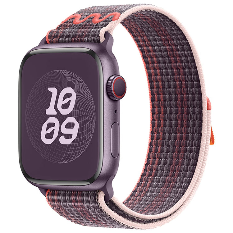 Meget Fed Nylon Universal Rem passer til Apple Smartwatch - Lilla#serie_6