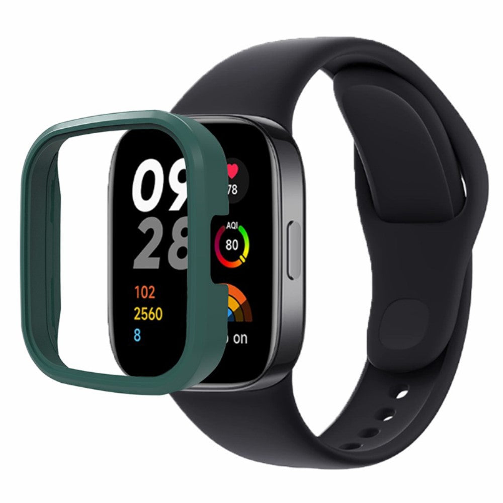 Beskyttende Silikone Bumper passer til Xiaomi Redmi Watch 3 - Grรธn#serie_1