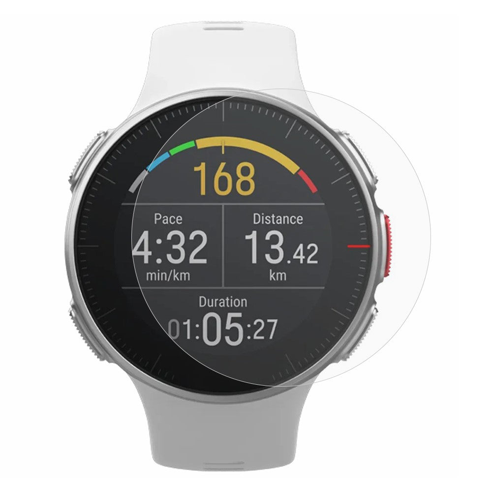 Silikone Skรฆrmbeskytter passer til Polar Vantage V - Gennemsigtig#serie_2