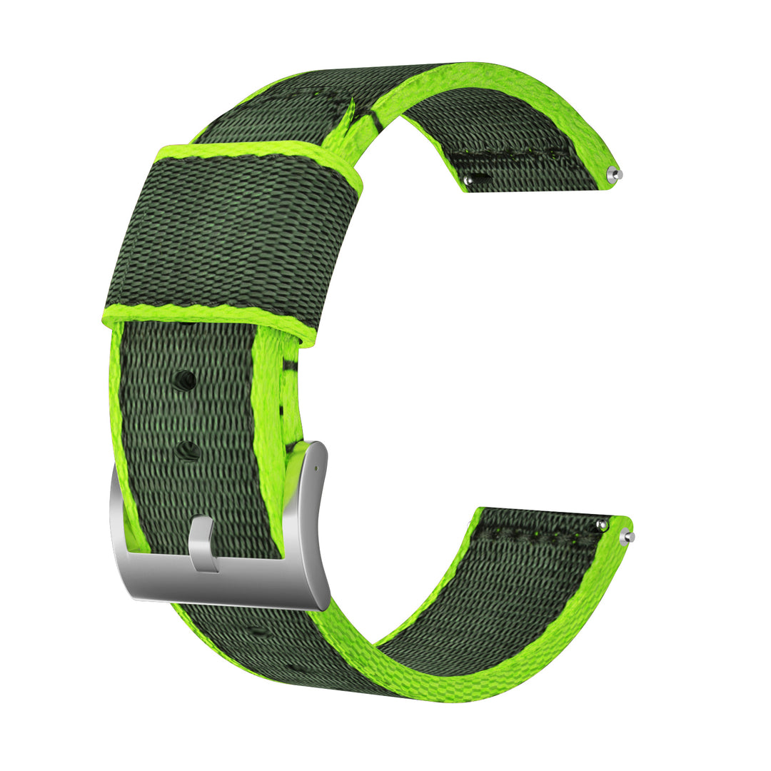 Helt Vildt Smuk Nylon Rem passer til 18mm - Grรธn#serie_bfwu101j