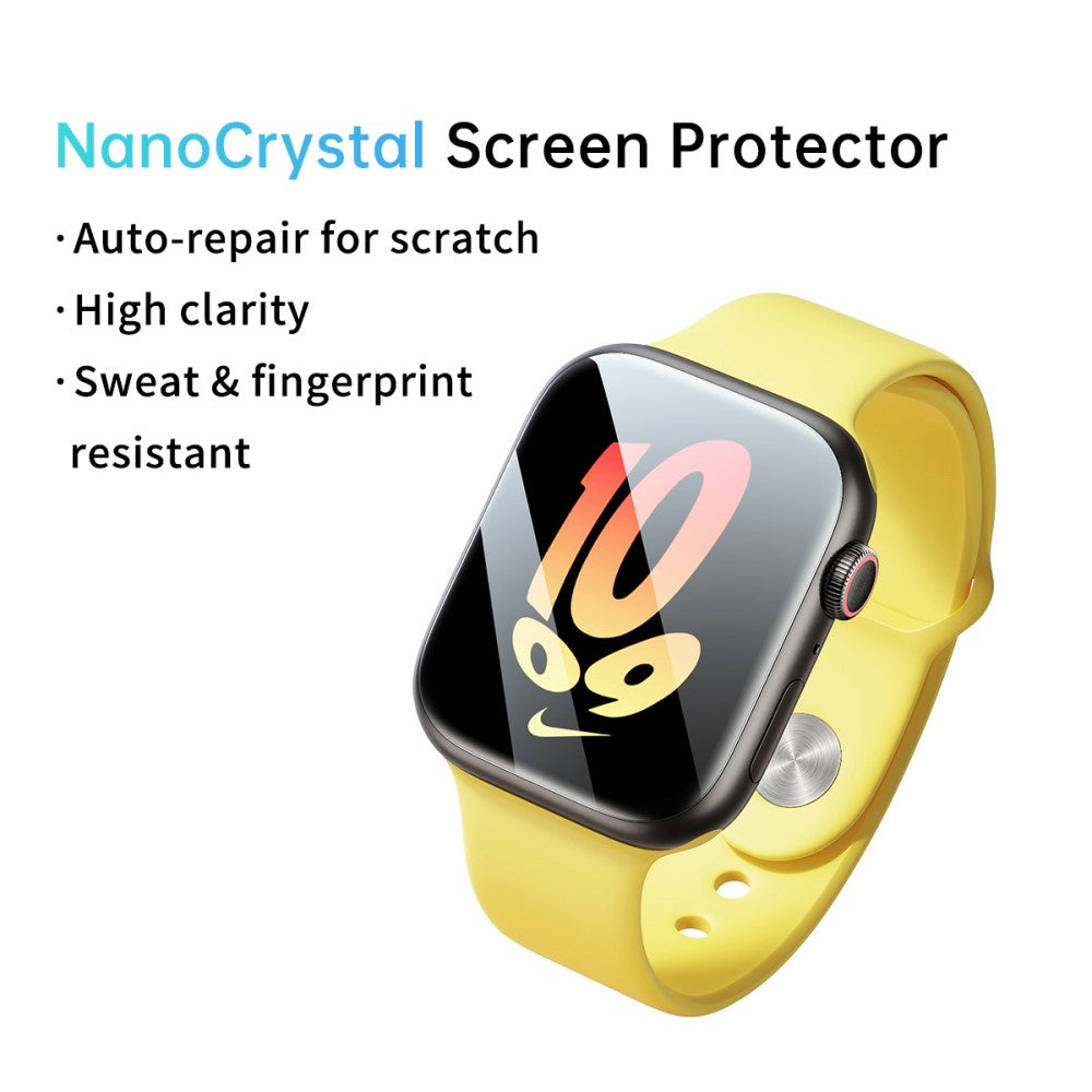 2stk Silikone Universal Skærmbeskytter passer til Apple Smartwatch - Gennemsigtig#serie_707