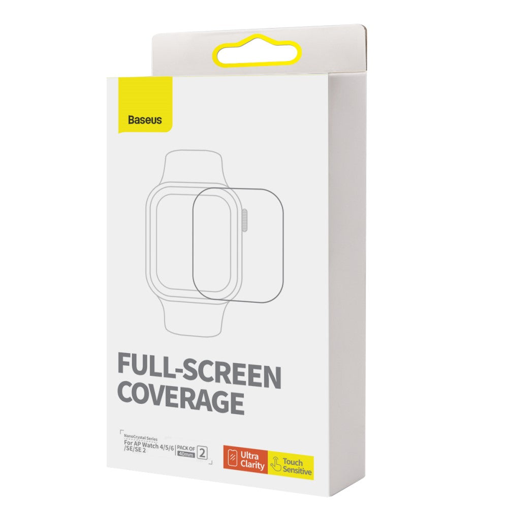 2stk Silikone Universal Skærmbeskytter passer til Apple Smartwatch - Gennemsigtig#serie_707