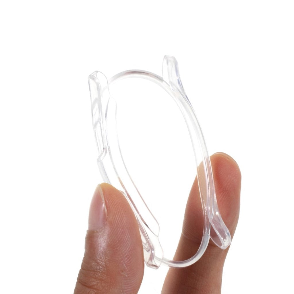 Rigtigt Fed Silikone Cover til Samsung Galaxy Watch 4 Classic (46mm) - Gennemsigtig#serie_9