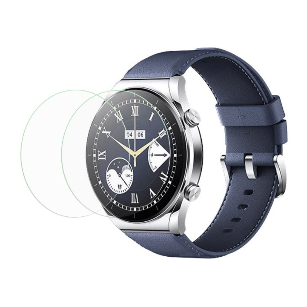 2stk Hรฆrdet Glas Universal Skรฆrmbeskytter til Xiaomi Watch S1 - Gennemsigtig#serie_345