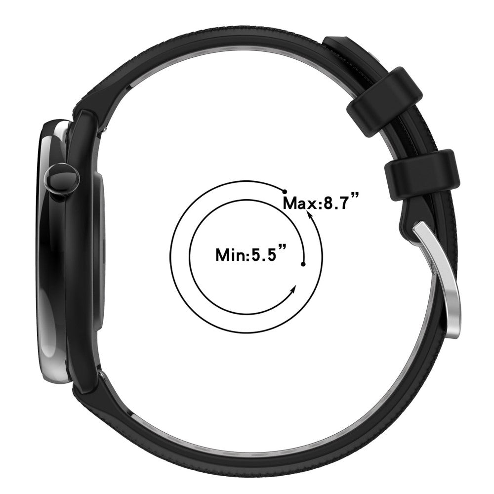 Mega Fint Silikone Universal Rem passer til Smartwatch - Hvid#serie_11