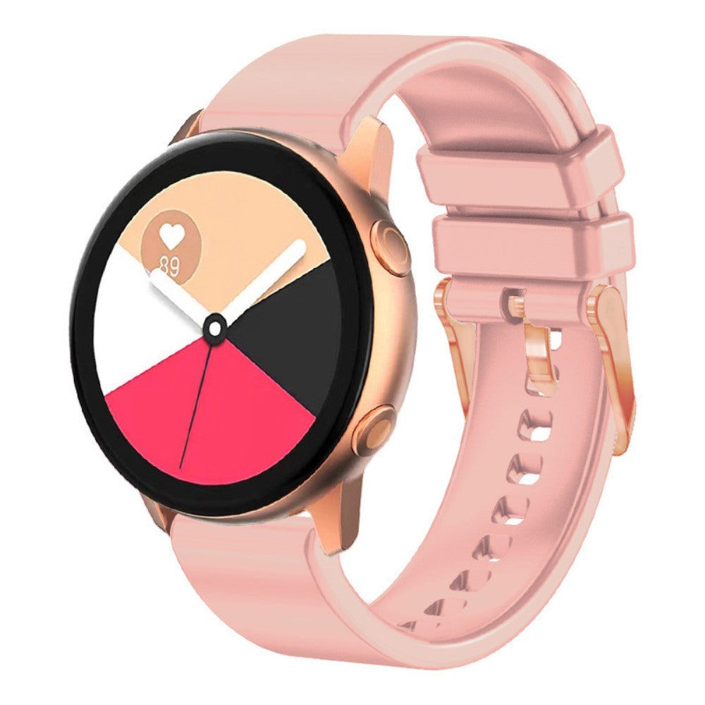 Meget Kønt Silikone Universal Rem passer til Smartwatch - Pink#serie_3