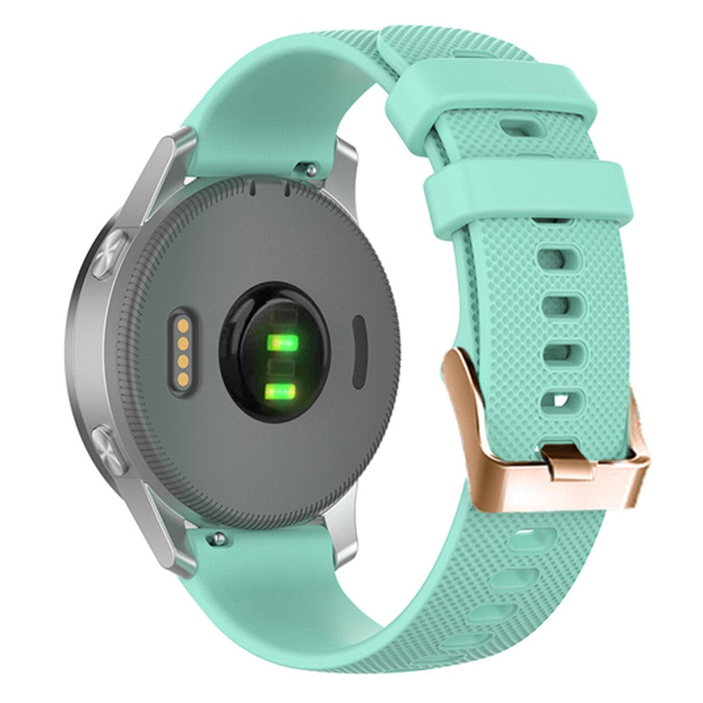 20mm Universal texture pattern silicone strap - Green#serie_9
