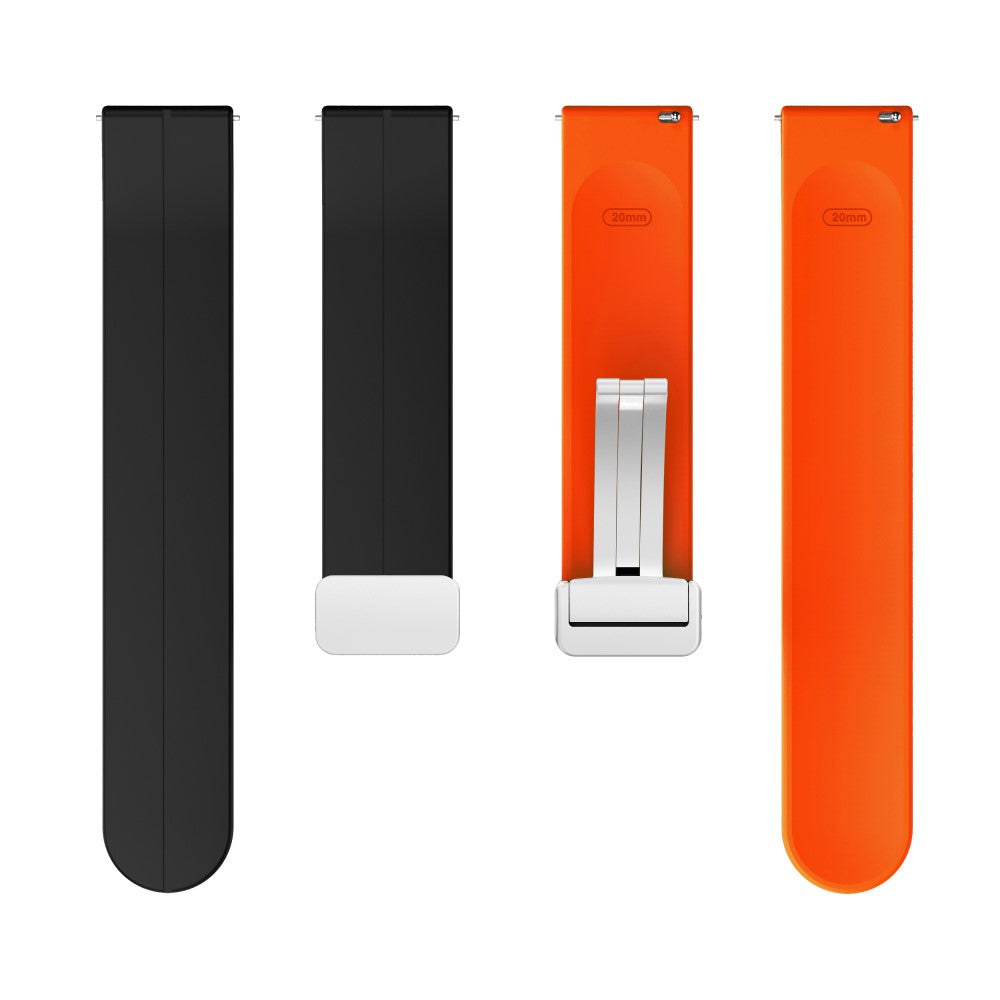 Udsøgt Silikone Universal Rem passer til Smartwatch - Orange#serie_4