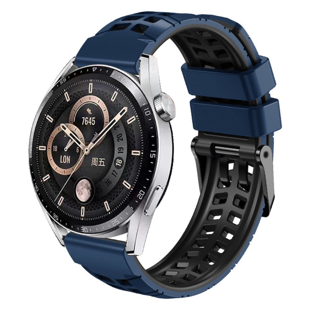 Alle Tiders Silikone Universal Rem passer til Smartwatch - Blå#serie_2