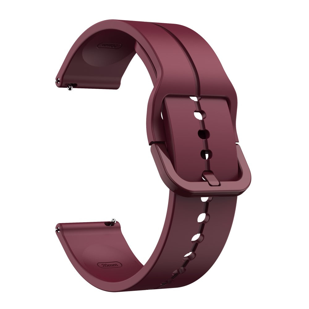 22mm Universal cool silicone strap - Wine Red#serie_7