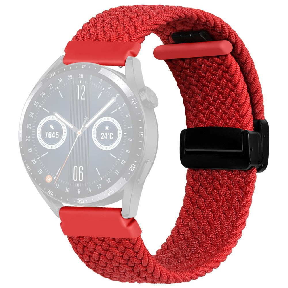 22mm Universal nylon braid style strap - Red#serie_6