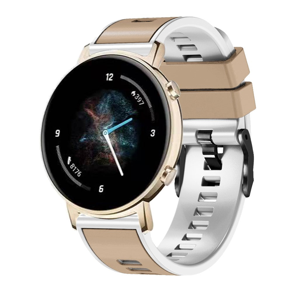 Holdbart Silikone Universal Rem passer til Smartwatch - Brun#serie_9