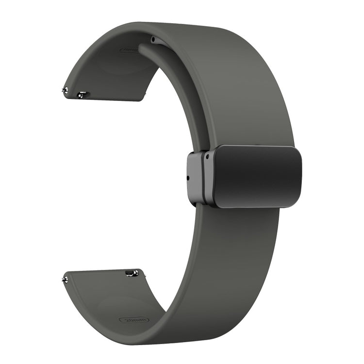 Mega Sejt Silikone Universal Rem passer til Smartwatch - Sølv#serie_10