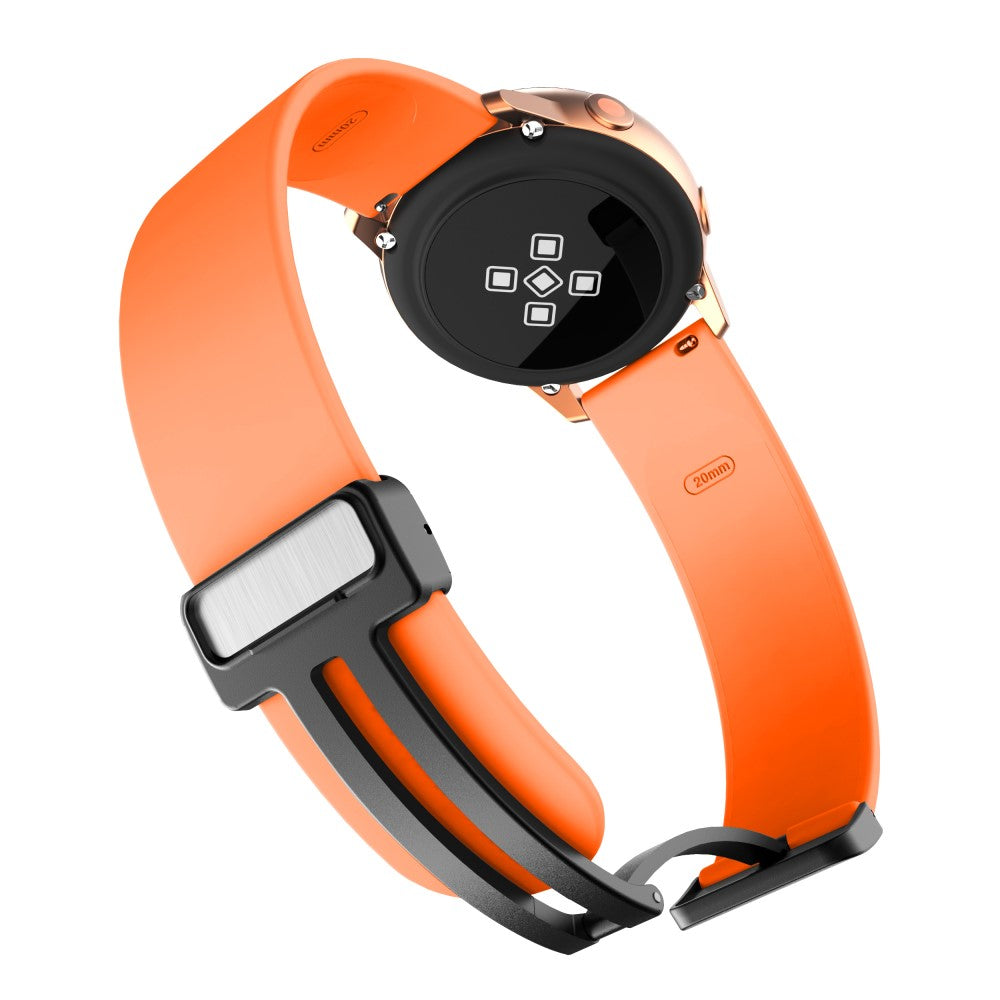Mega Sejt Silikone Universal Rem passer til Smartwatch - Orange#serie_3