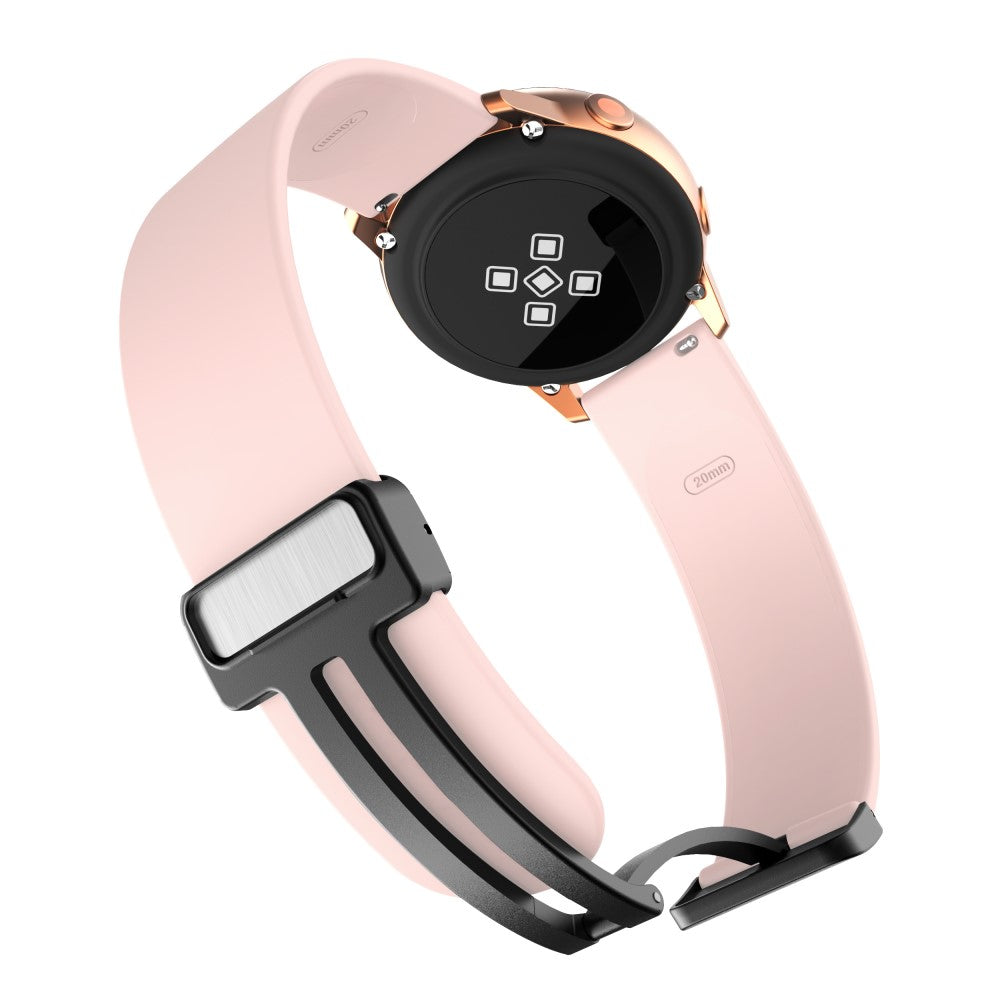 Mega Sejt Silikone Universal Rem passer til Smartwatch - Pink#serie_4