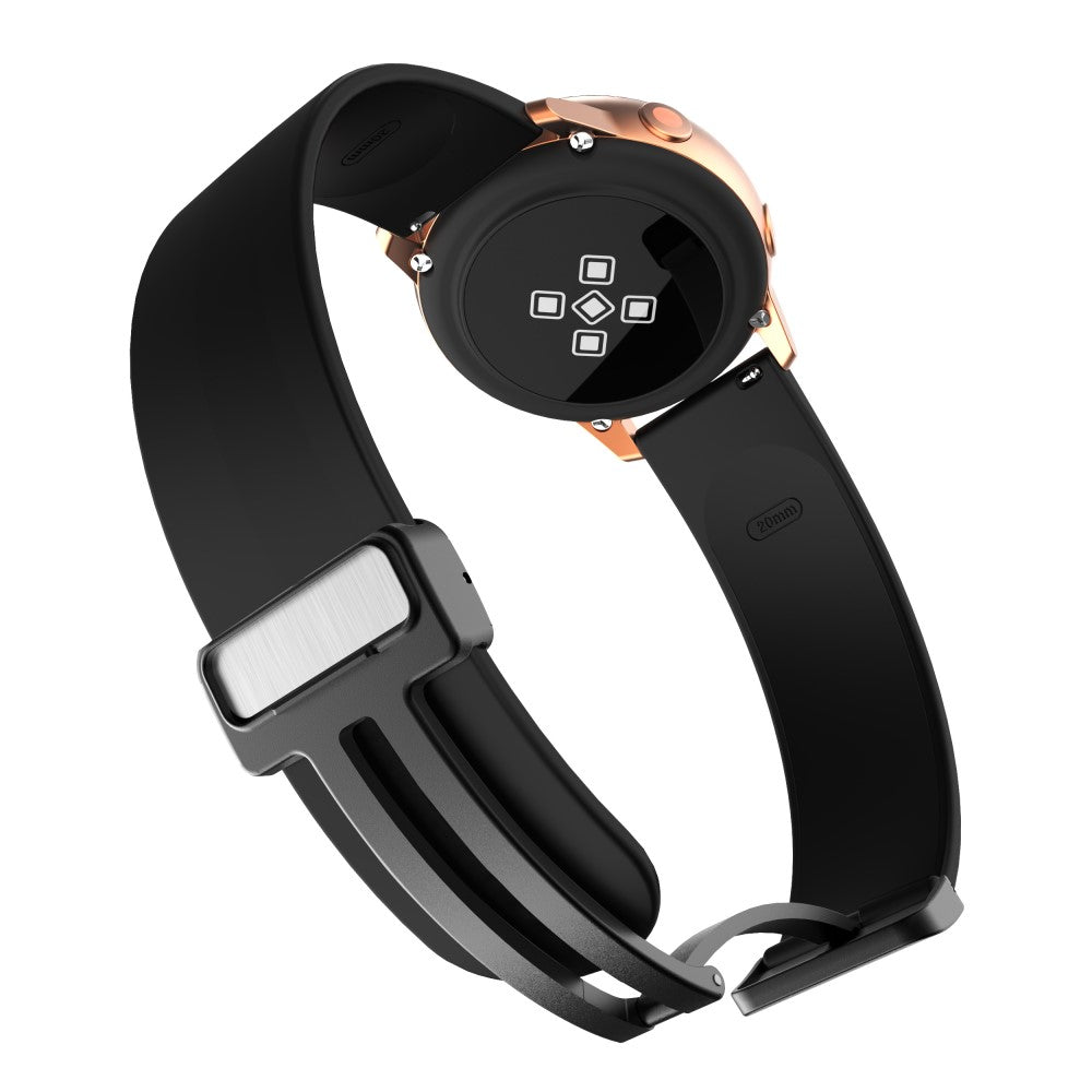 Mega Sejt Silikone Universal Rem passer til Smartwatch - Sort#serie_6