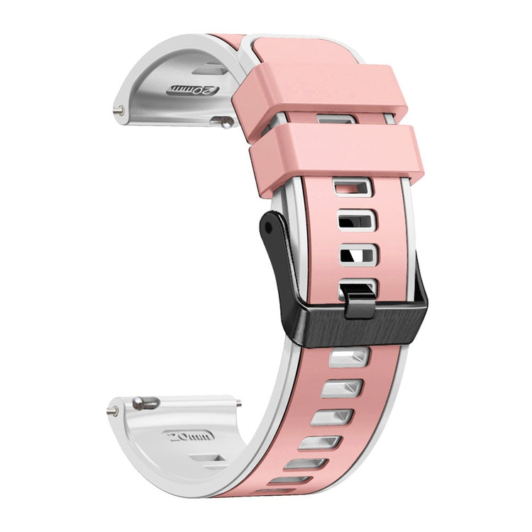 Glimrende Silikone Universal Rem passer til Smartwatch - Pink#serie_12