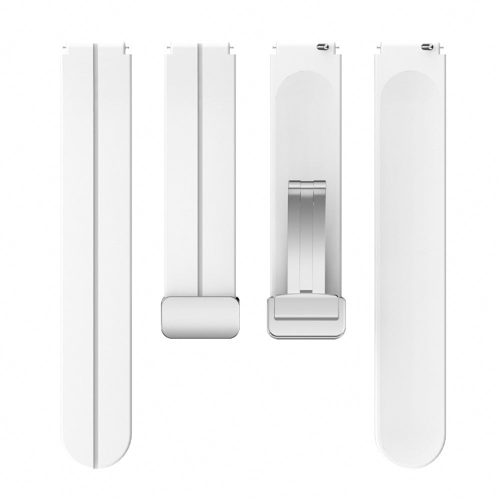 Yndigt Silikone Universal Rem passer til Smartwatch - Hvid#serie_2