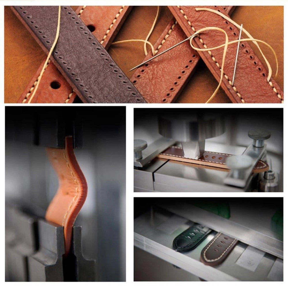 Slidstærk Kunstlæder Universal Rem passer til Smartwatch - Grøn#serie_7