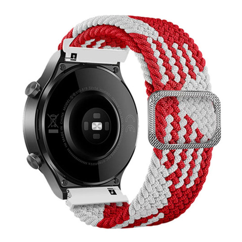 20mm Universal nylon strap - Red / White#serie_12