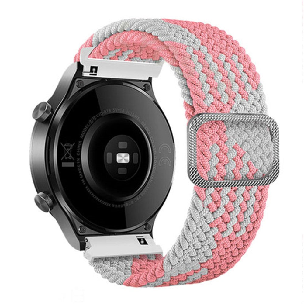 20mm Universal nylon strap - Pink / White#serie_17