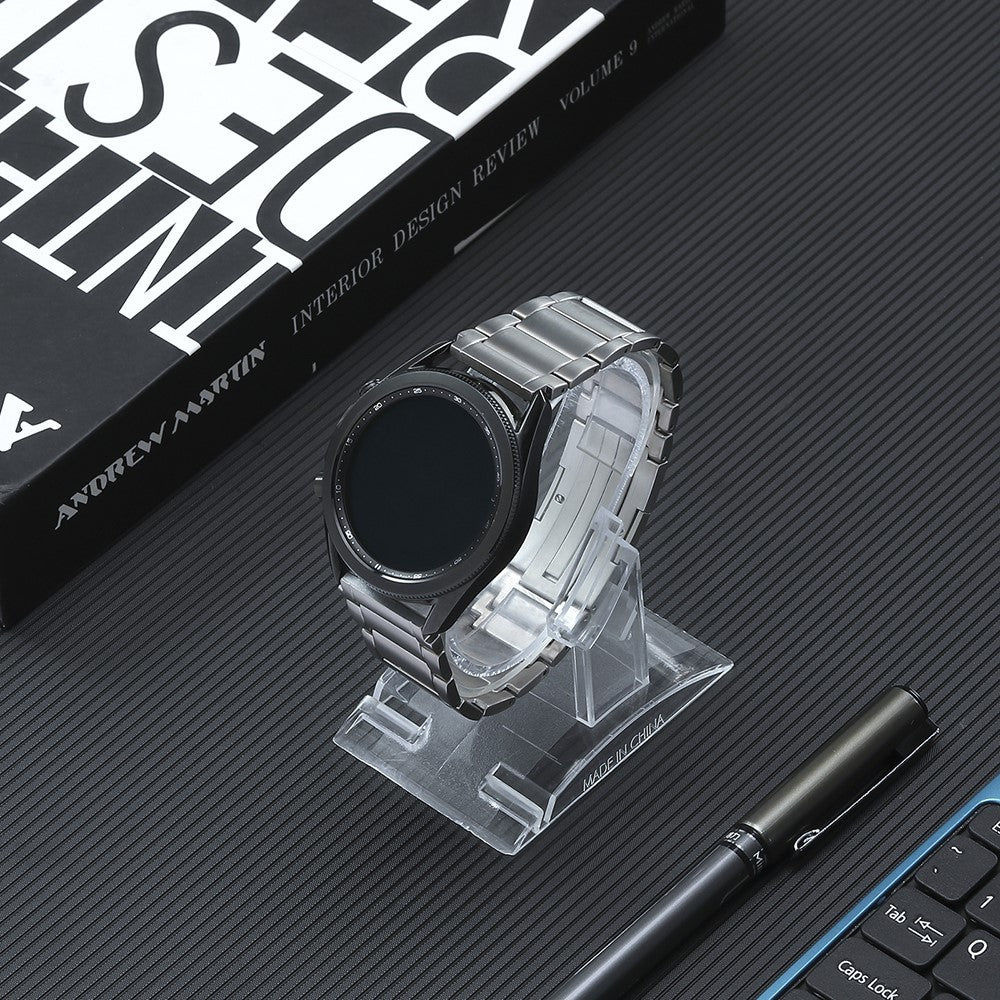 Meget Fint Metal Universal Rem passer til Smartwatch - Sølv#serie_3