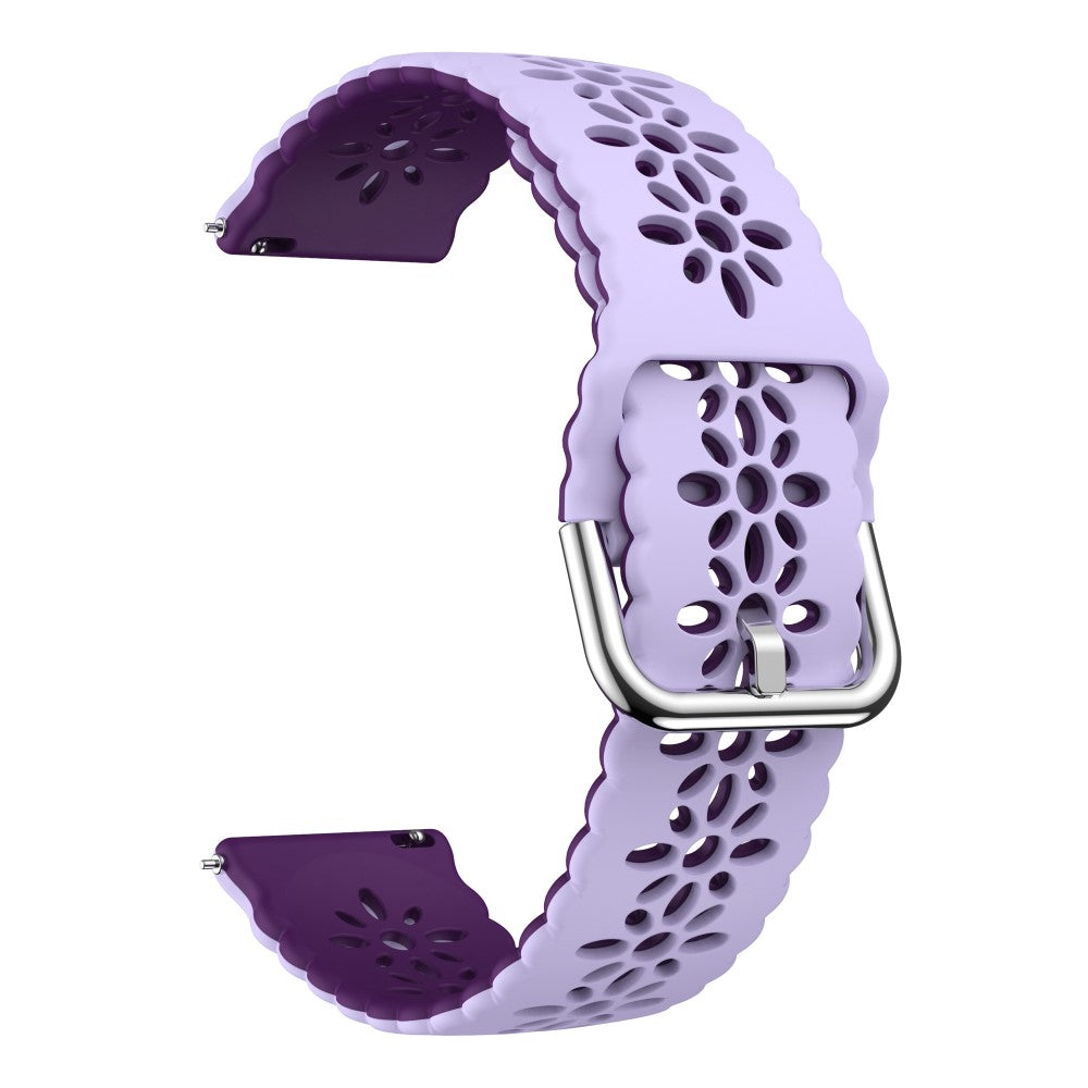 20mm Universal dual color flower hollow strap - Purple / Dark Purple#serie_3