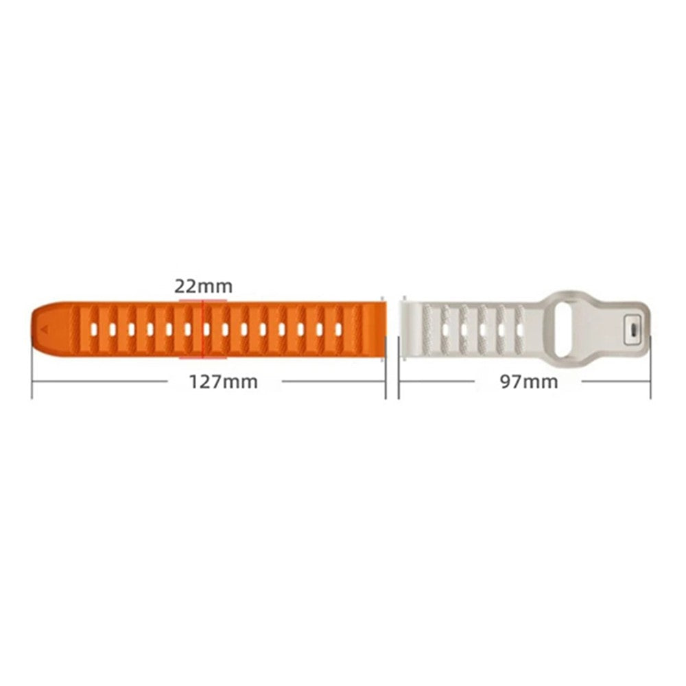 22mm Universal dot texture style strap - Sand Yellow#serie_10