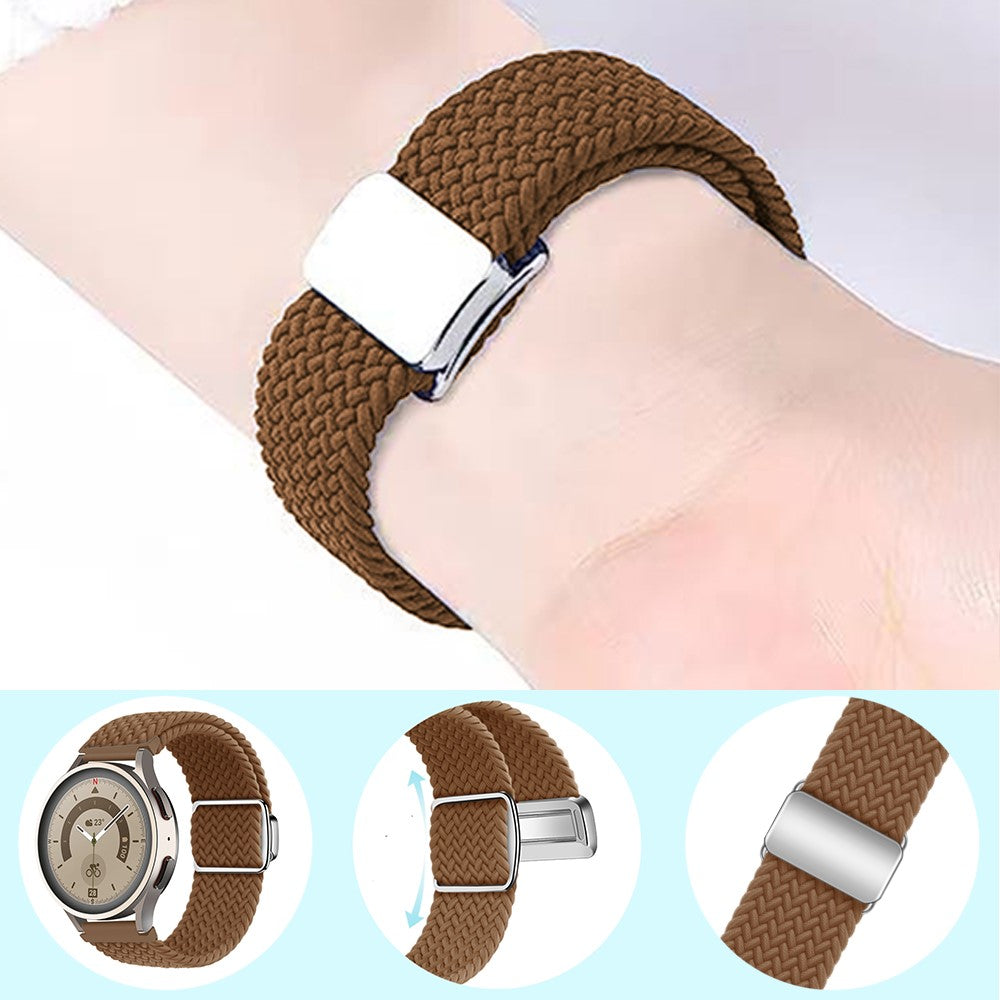 22mm Universal nylon strap with magnetic buckle - Cyan#serie_15