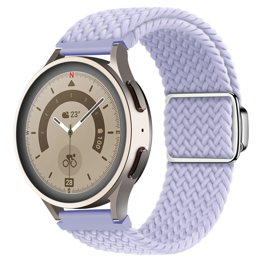 Vildt Godt Metal Og Nylon Universal Rem passer til Smartwatch - Lilla#serie_9