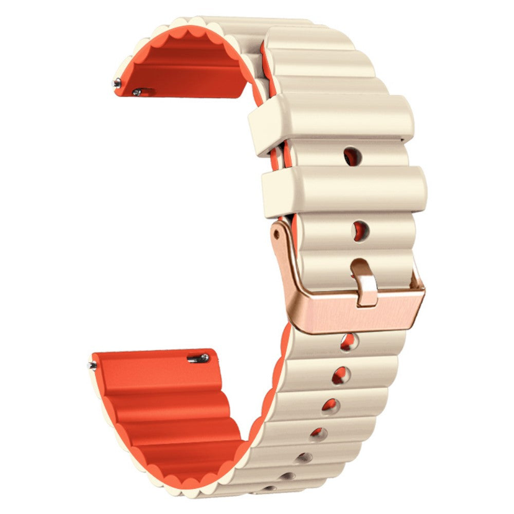 Helt Vildt Smuk Silikone Universal Rem passer til Smartwatch - Orange#serie_6