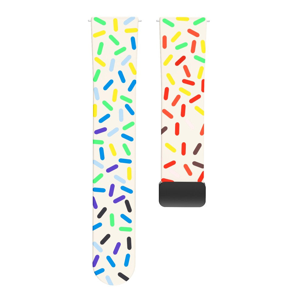 Super Holdbart Metal Og Silikone Universal Rem passer til Smartwatch - Flerfarvet#serie_10