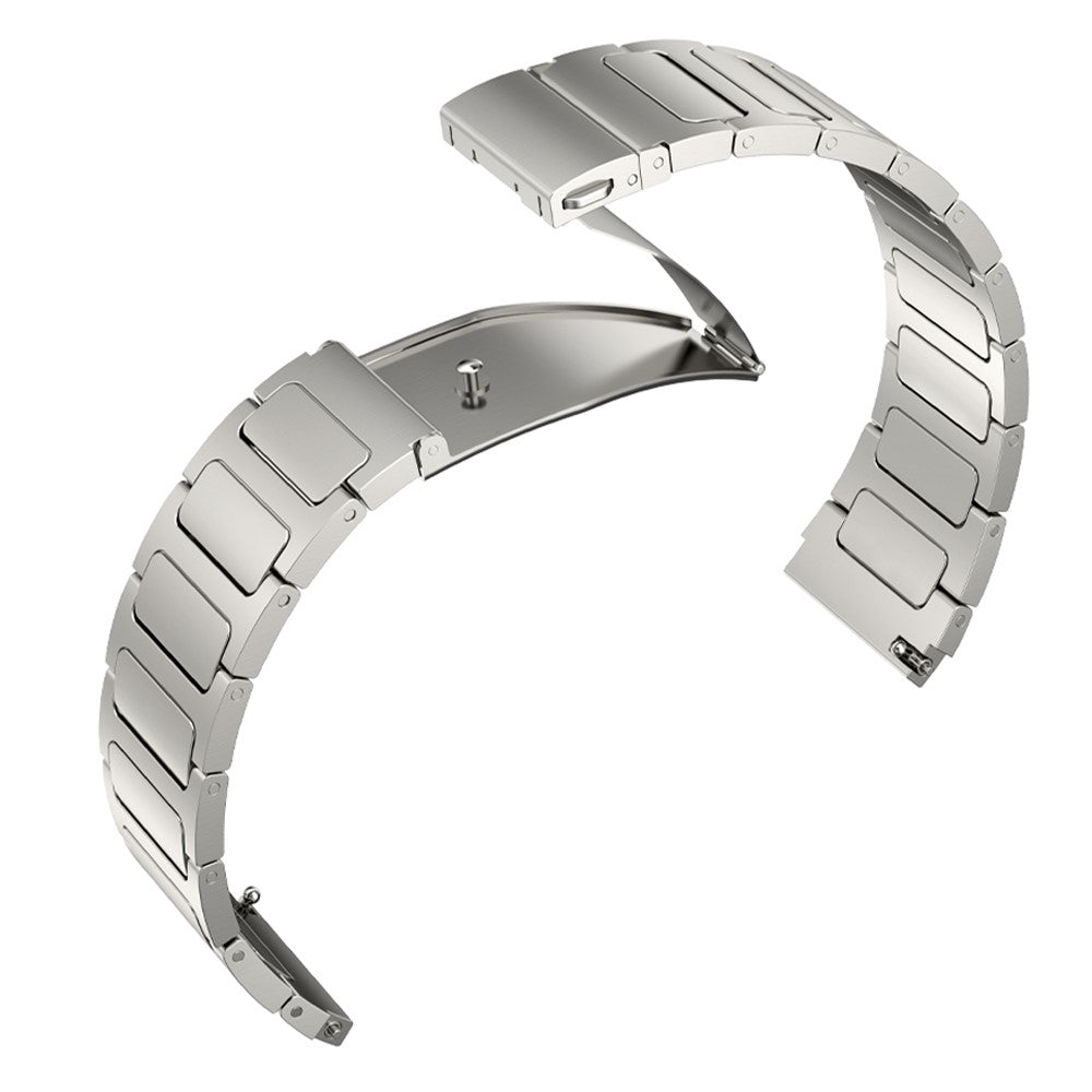 Helt Vildt Godt Metal Universal Rem passer til Smartwatch - Sølv#serie_1