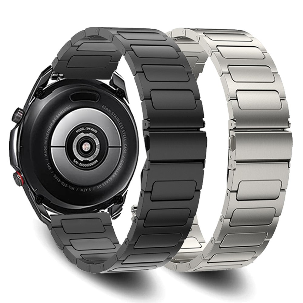 Helt Vildt Godt Metal Universal Rem passer til Smartwatch - Sølv#serie_2