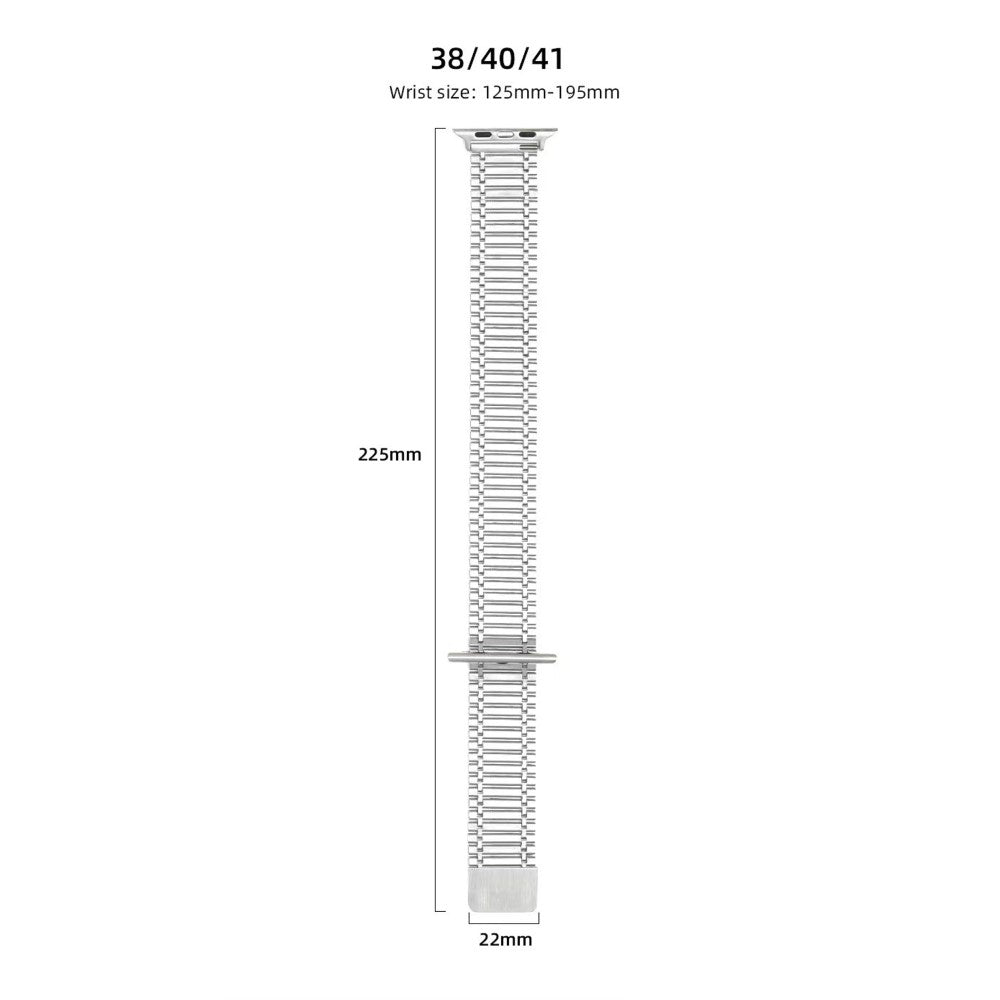 Sejt Metal Universal Rem passer til Apple Smartwatch - Guld#serie_2