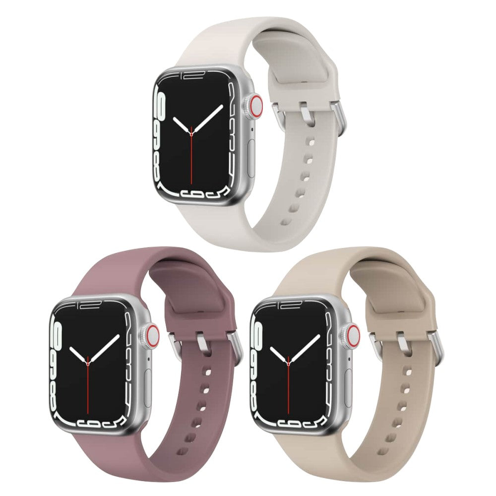 Helt Vildt Fed Silikone Universal Rem passer til Apple Smartwatch - Flerfarvet#serie_3