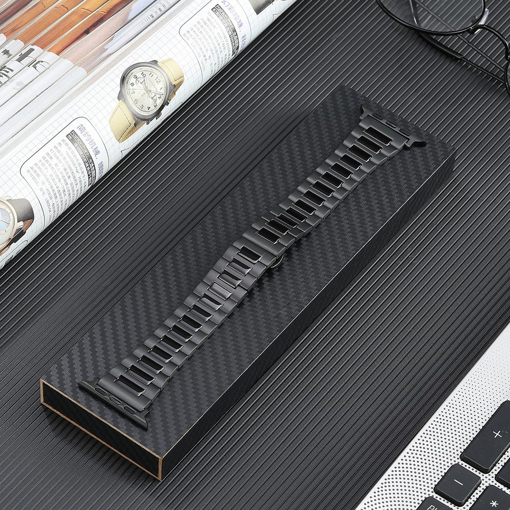 Rigtigt Smuk Metal Universal Rem passer til Apple Smartwatch - Sort#serie_3