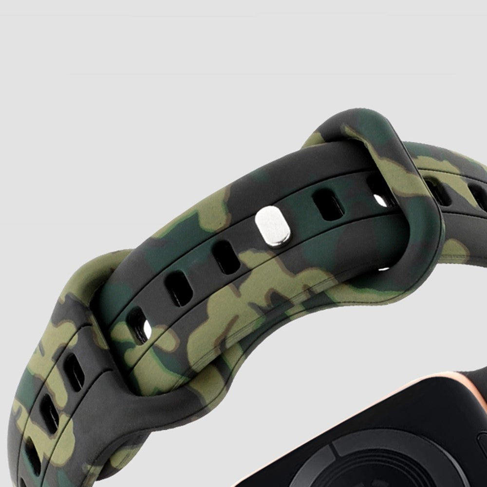 Meget Godt Silikone Universal Rem passer til Apple Smartwatch - Blå#serie_2