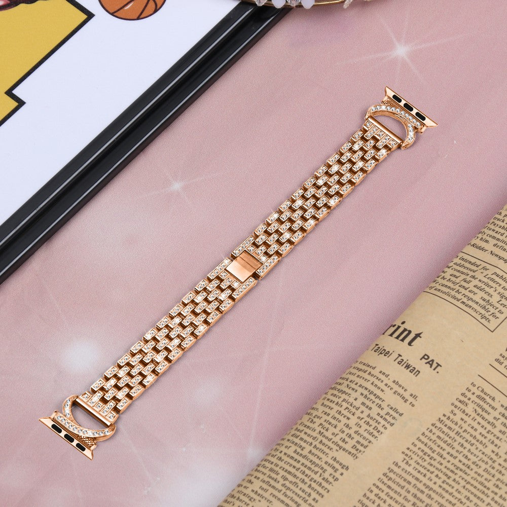 Metal Cover passer til Apple Watch Series 8 (41mm) / Apple Watch Series 7 41mm - Pink#serie_2