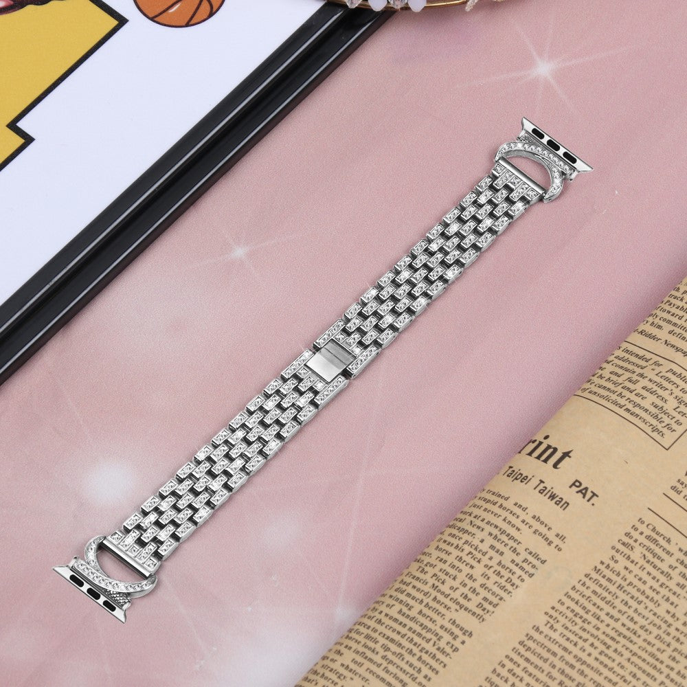 Metal Cover passer til Apple Watch Series 8 (41mm) / Apple Watch Series 7 41mm - Sølv#serie_3